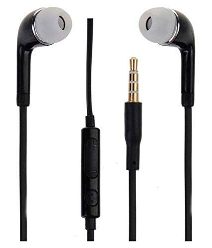 Samsung EHS64 Original Wired Earphones with Mic | 3.5mm In-Ear Headphones | Deep Bass & Clear Sound | White