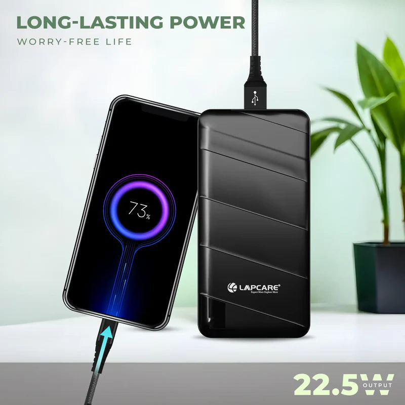 LAPCARE  Blaze Pro 22.5W Fast Charging | 20000mAh Power Bank`