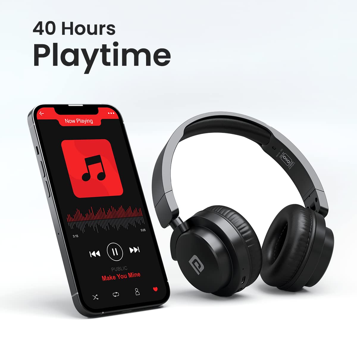 Portronics MUFFS M2 Wireless Headphone