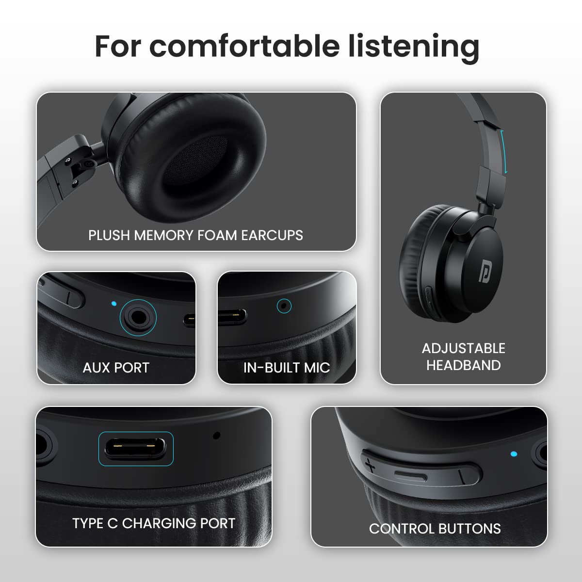 Portronics MUFFS M2 Wireless Headphone