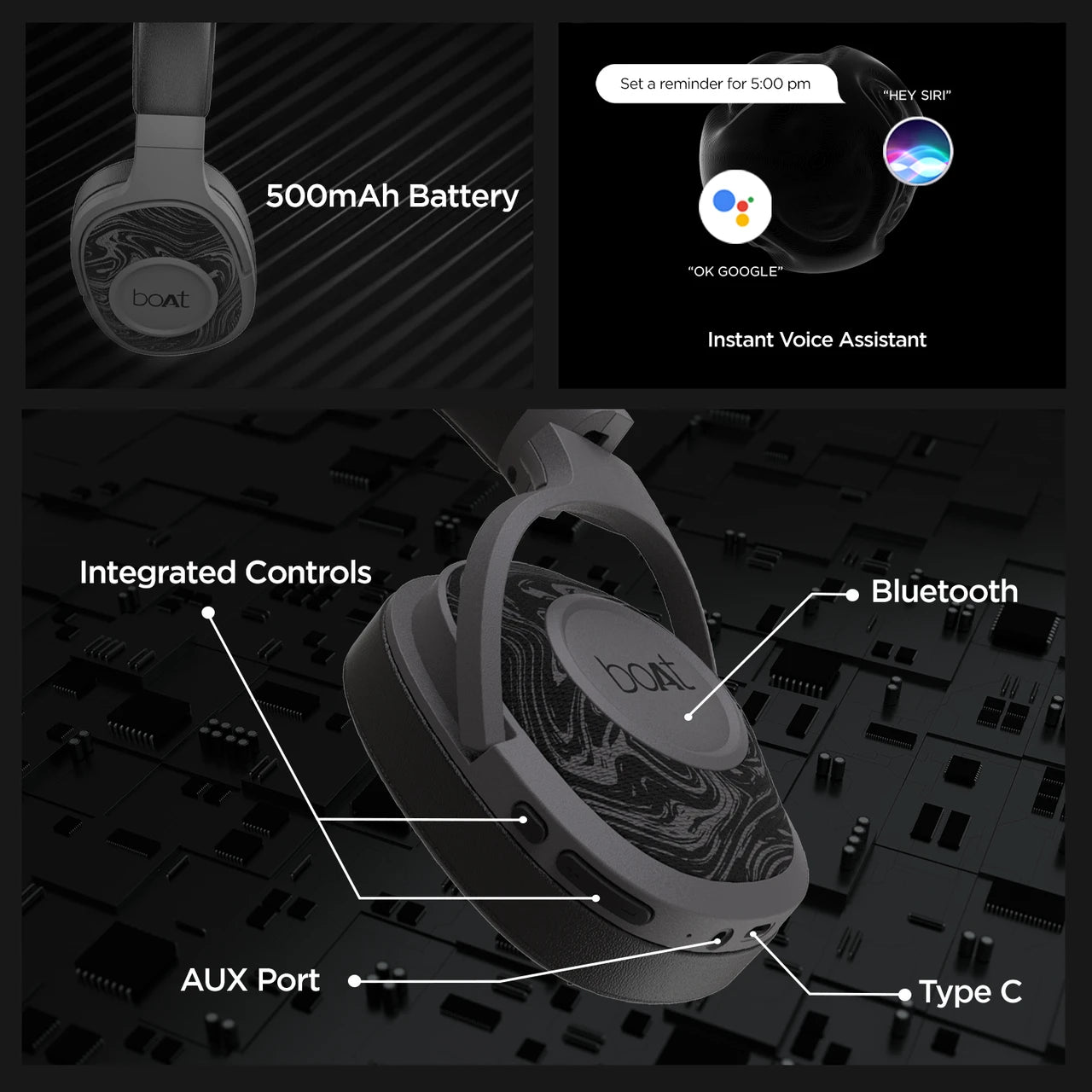 boAt Rockerz 558 Wireless Bluetooth Headphones